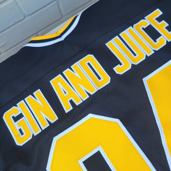 Vintage CCM hockey jersey snoop Dogg gin and juice custom made mens medium stitc - Picture 10 of 11